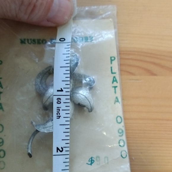 Vintage Silver Flower Brooch from Museo Del Cobre singed - Picture 5 of 6